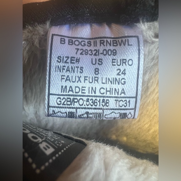 BOGS Baby II Rainbow Leopard All Weather Boots Size:8 NIB - Picture 10 of 16